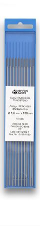 ELECTRODOS DE TUNGSTENO 2% CERIO (GRIS)
